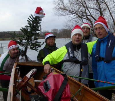 Mit wehenden Bäumchen auf Nikolaustour