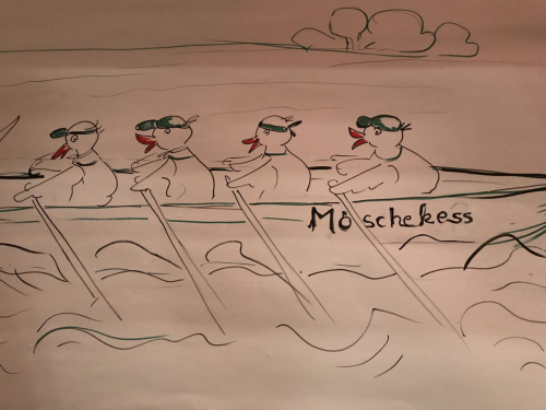 Der Entwurf zum Möschekess von Gerda Kothe