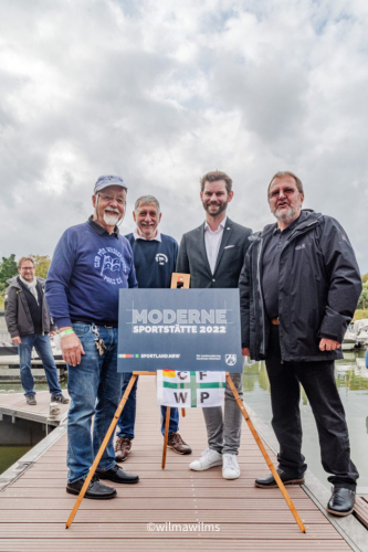 Die politische Förderung vertreten durch Florian Braun MDL (2 v.r.) NRW.