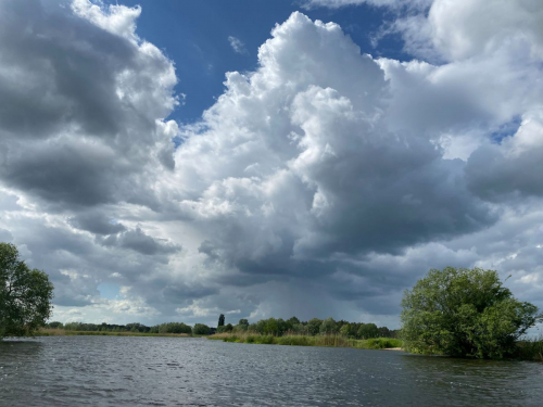 Haveltour 2022 CfWP - Wolken über der Havel
